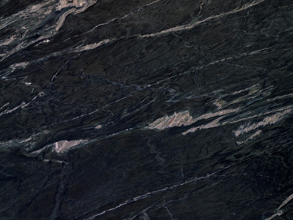 Dark marble with light lines