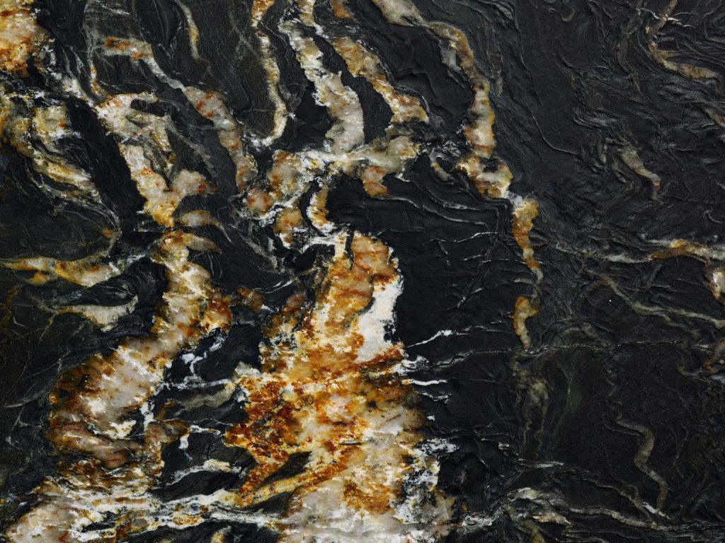 Black marble with light structure
