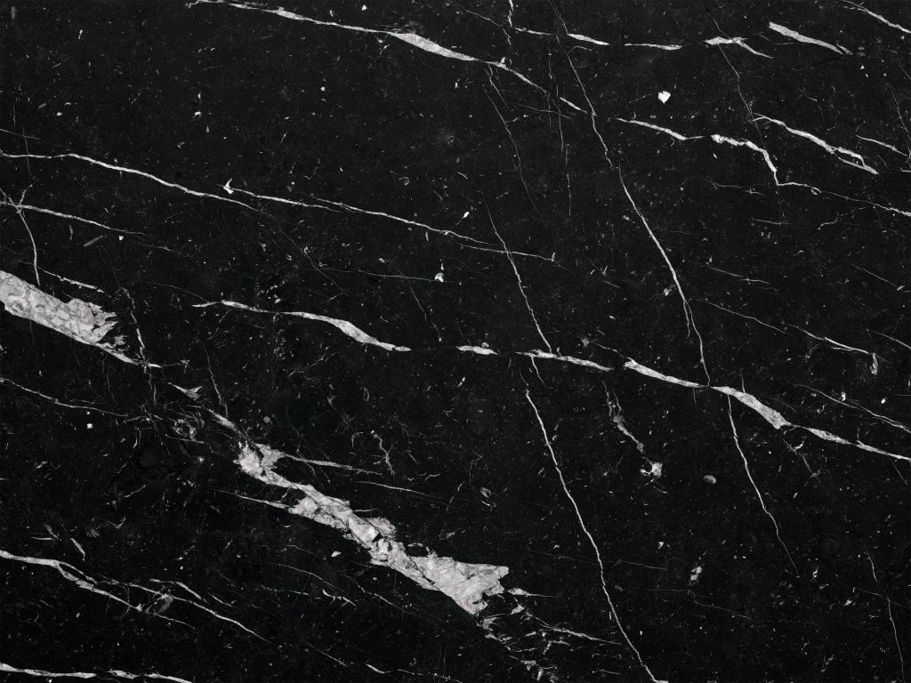 Black marble with white stripes