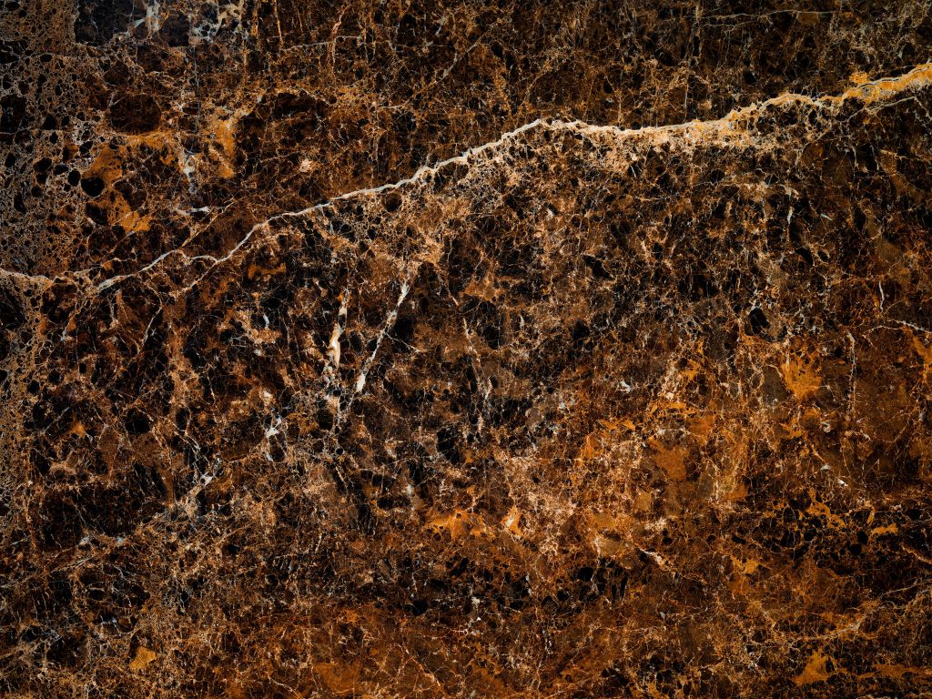 Copper-coloured marble