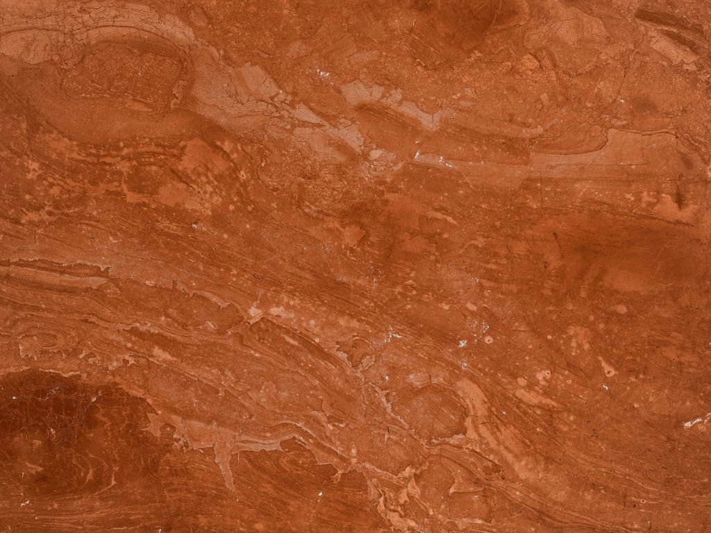 Terracotta marble with playful effect