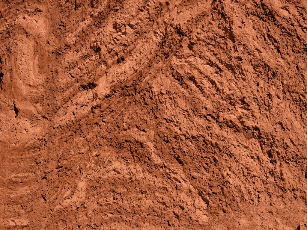 Coarse terracotta structure