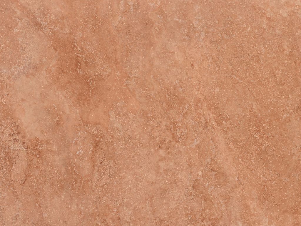 Terracotta coloured marble