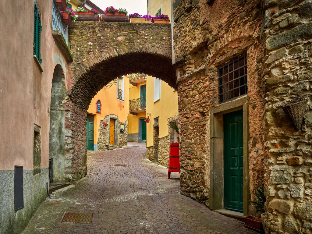 Street with arch