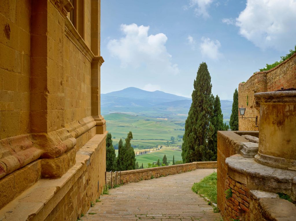 Stairs from Italian village