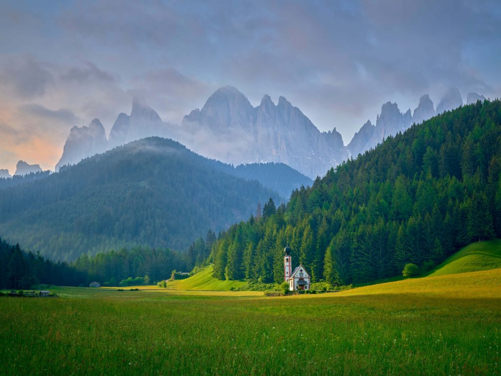 Church in the mountains