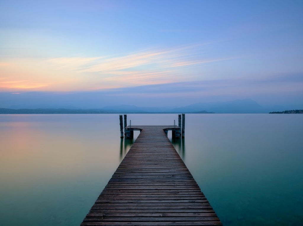 Jetty at sunset