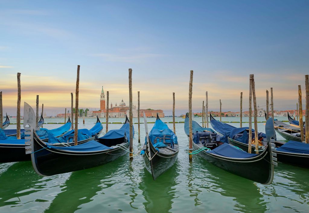 Gondolas in Venice