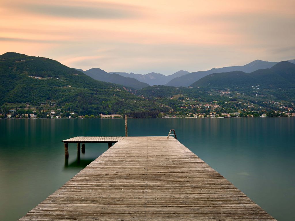 Jetty at Lake Garda