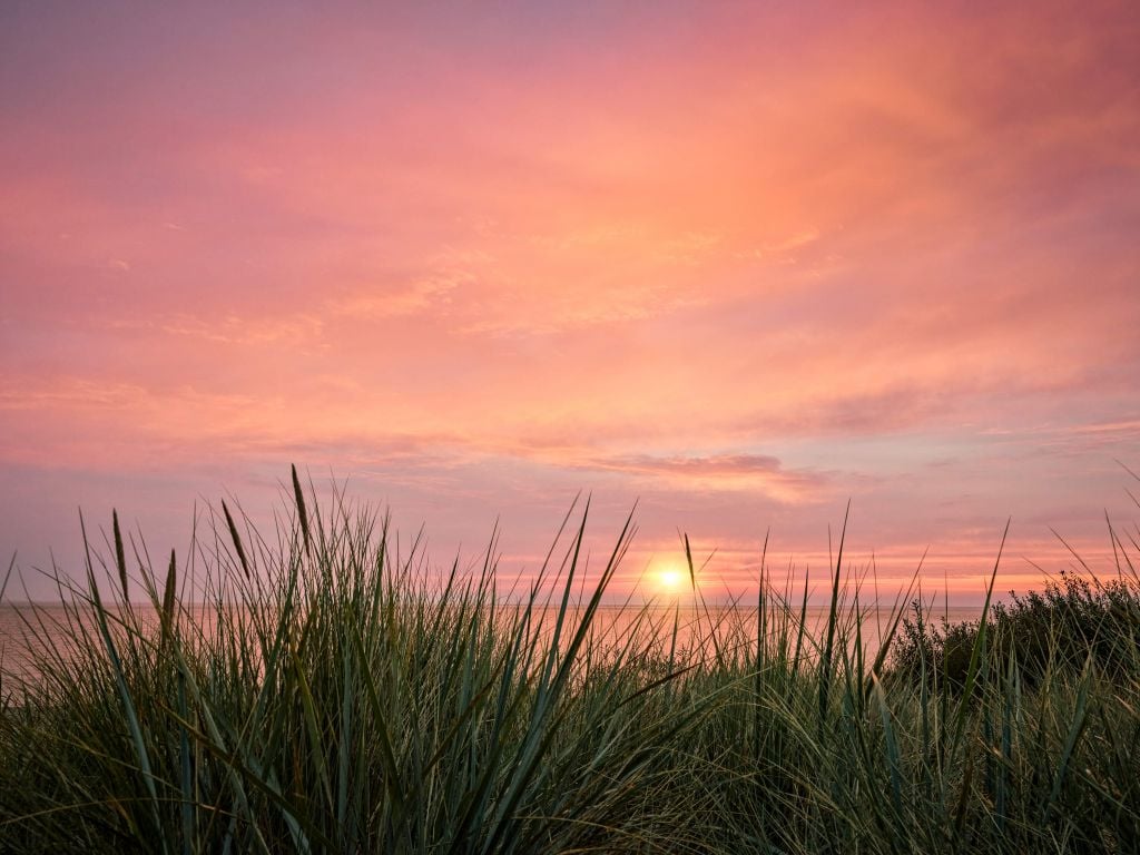 Sunrise at sea