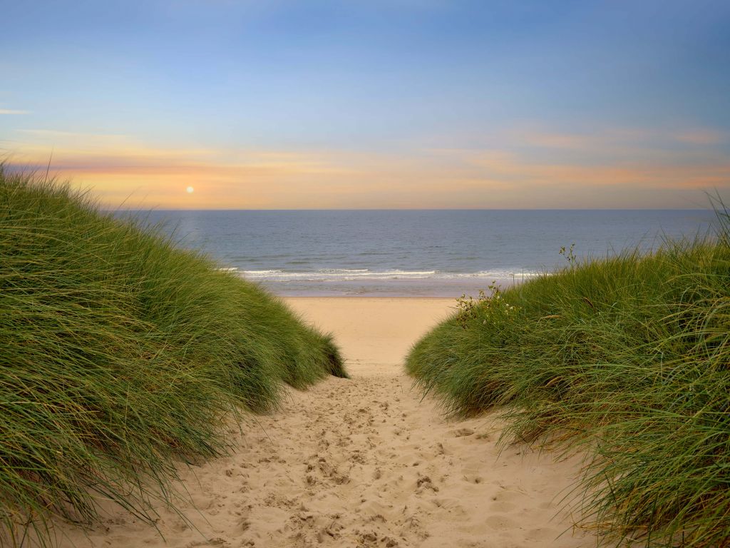 Sunset at beach