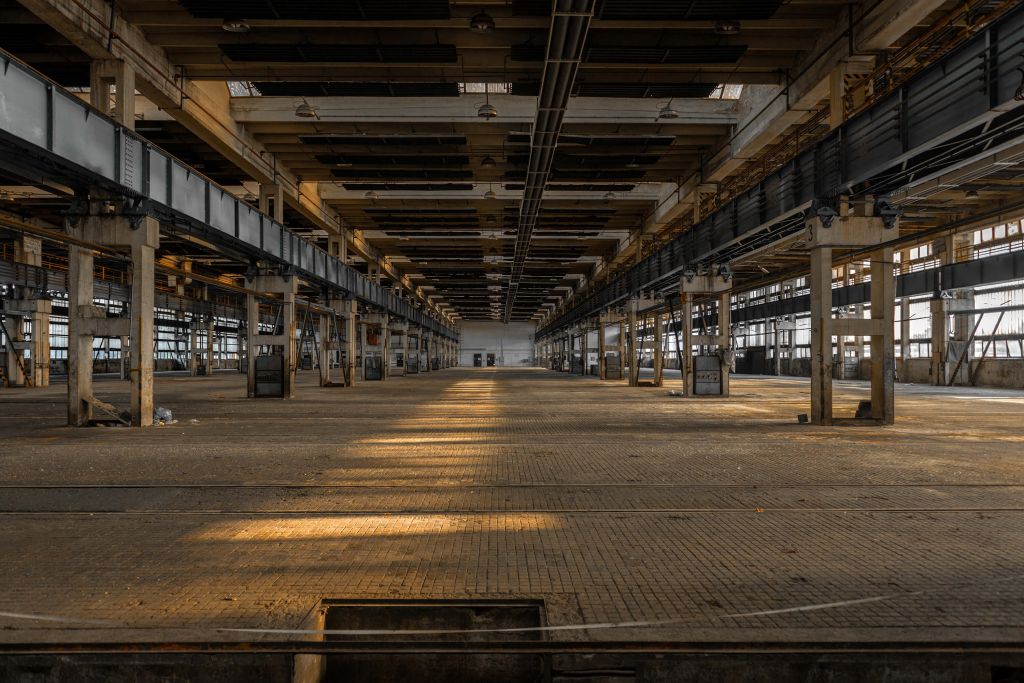 Old abandoned garage