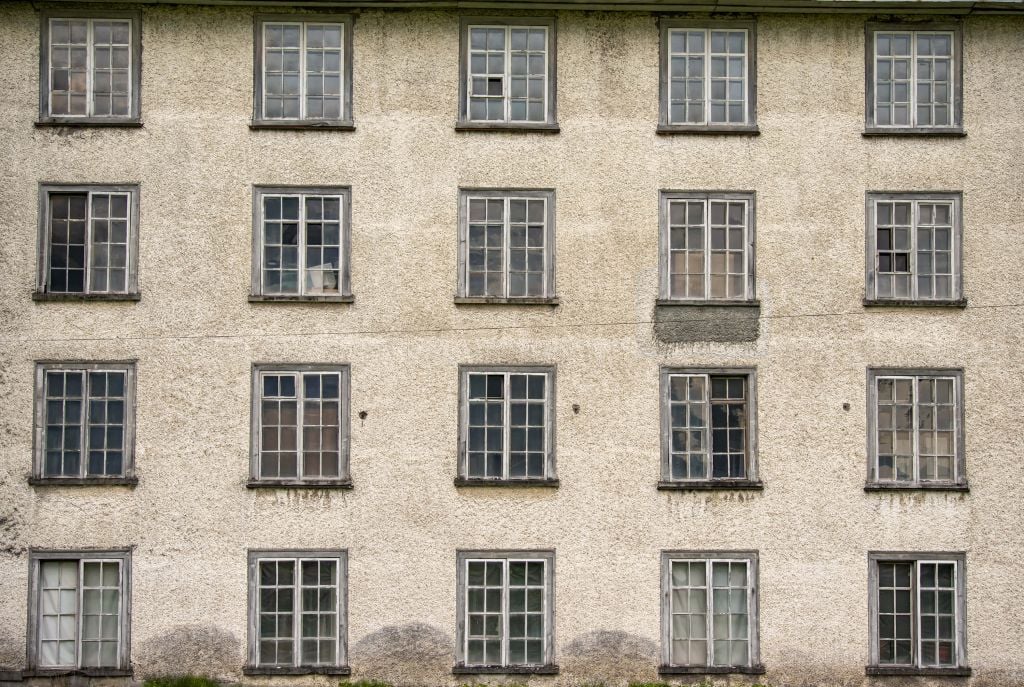 Facade of an old factory