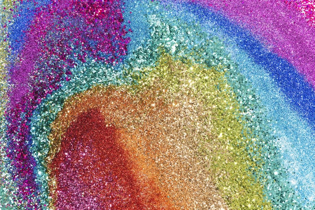 Rainbow glitters