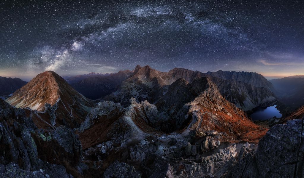 Milky Way over Tatras