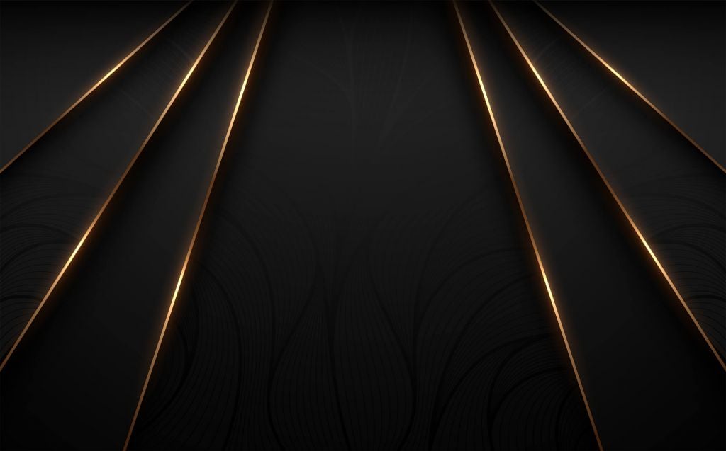 Ornate golden lines