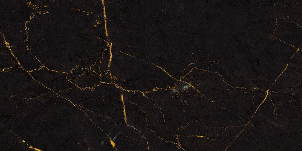 Marble with gold