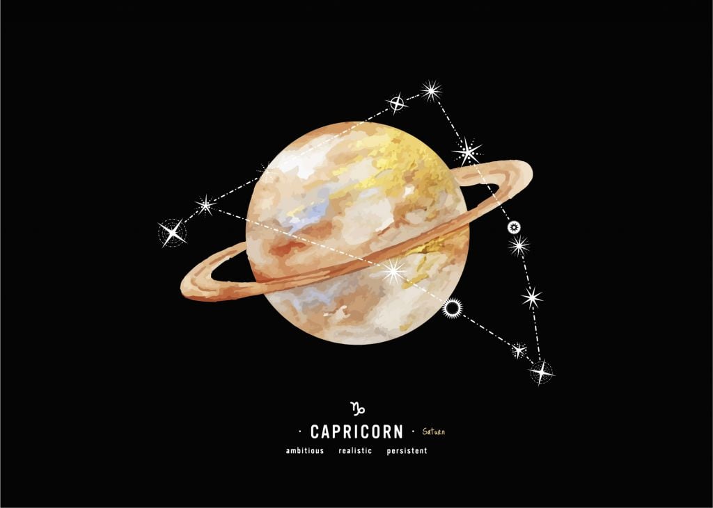 Constellation planet Capricorn