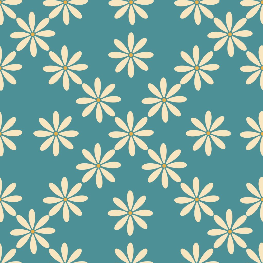 Retro flowers
