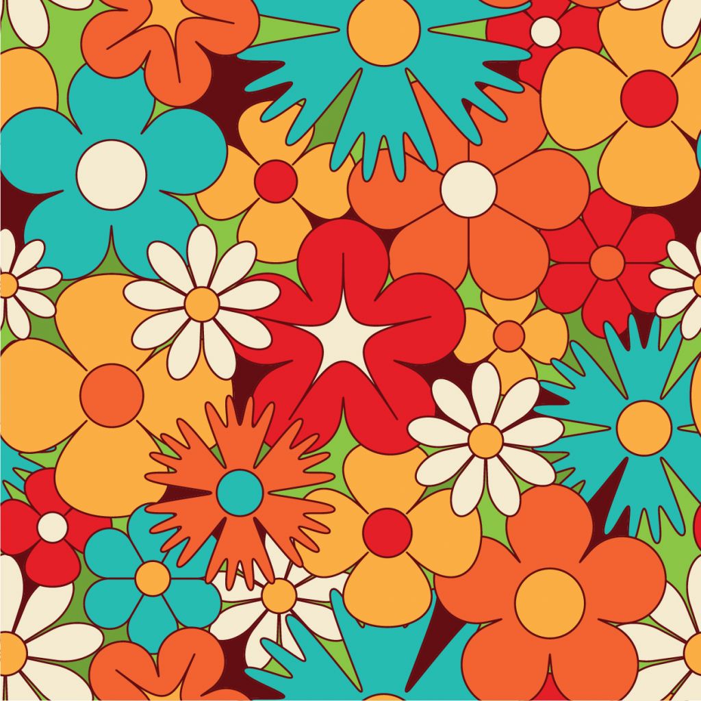 Flowers in vintage style