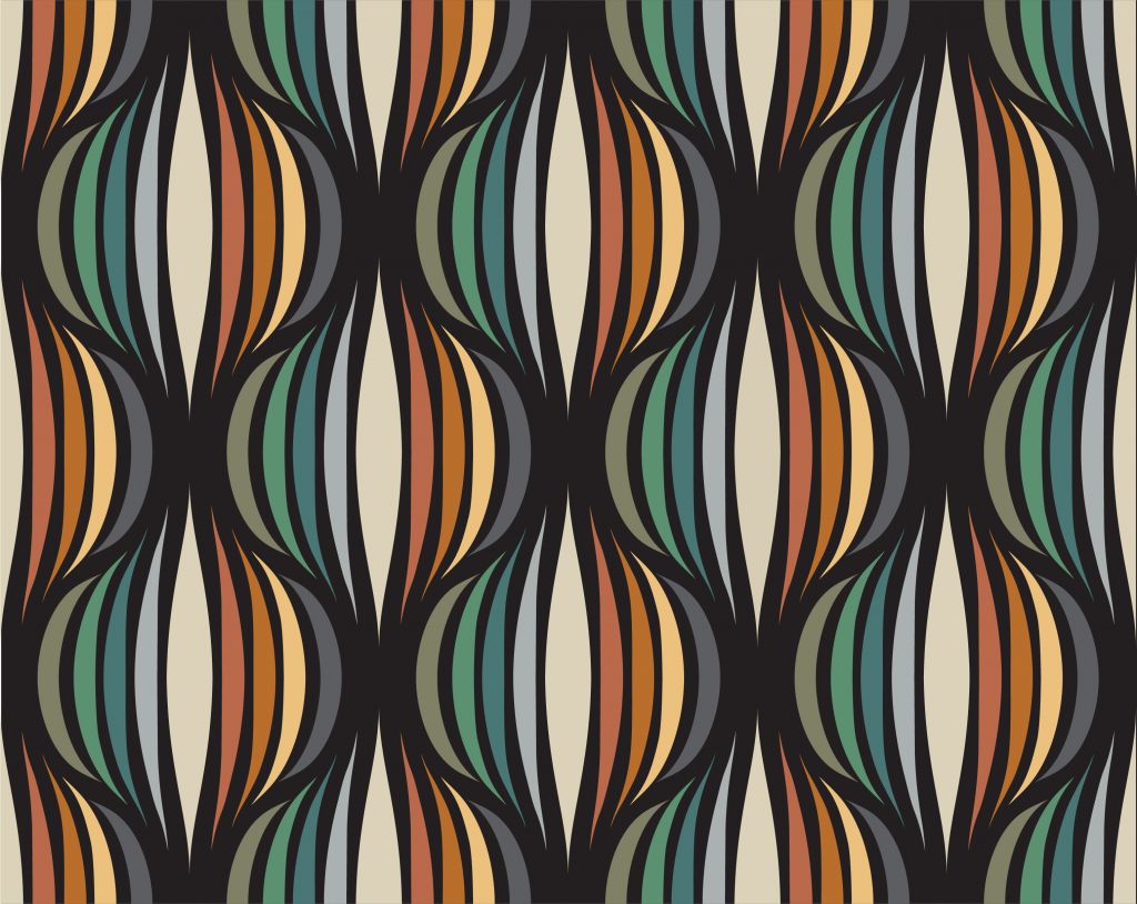 Pattern in retro style