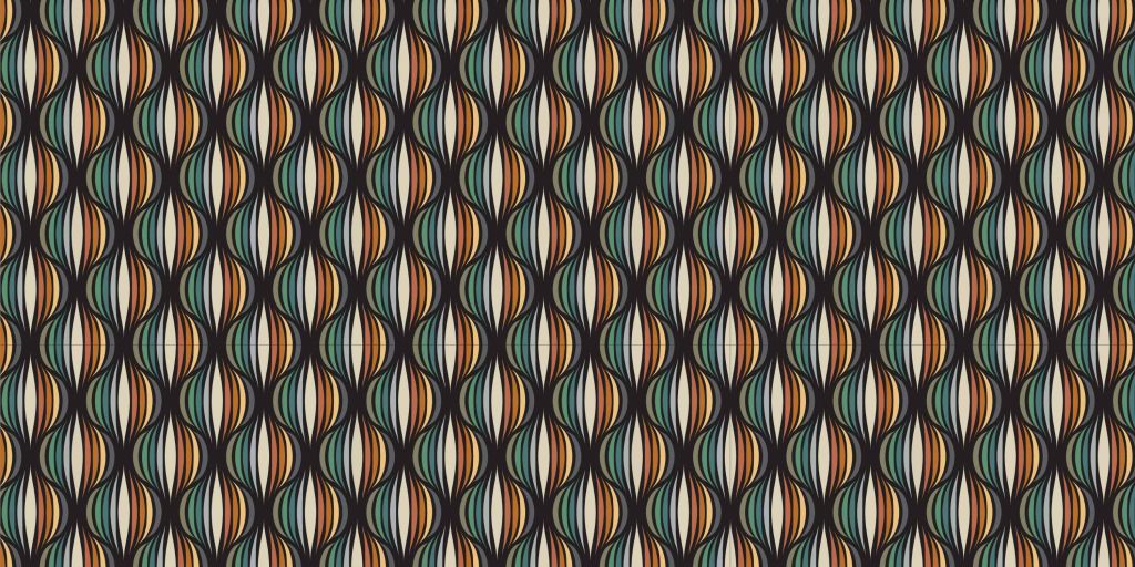 Pattern in retro style