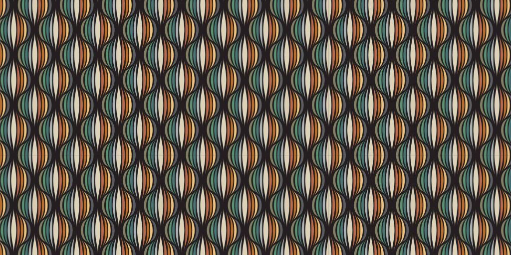 Pattern in retro style