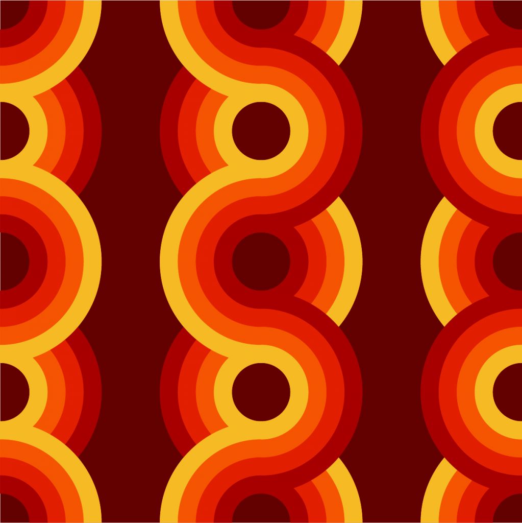 Figures in retro style