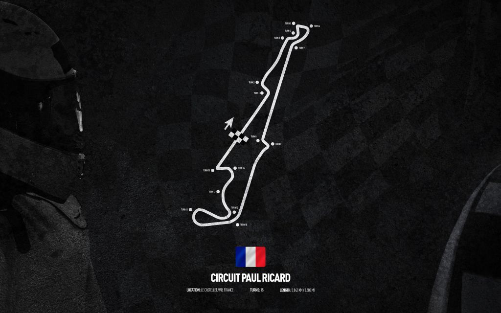 Formule 1 circuit - Circuit Paul Ricard - France