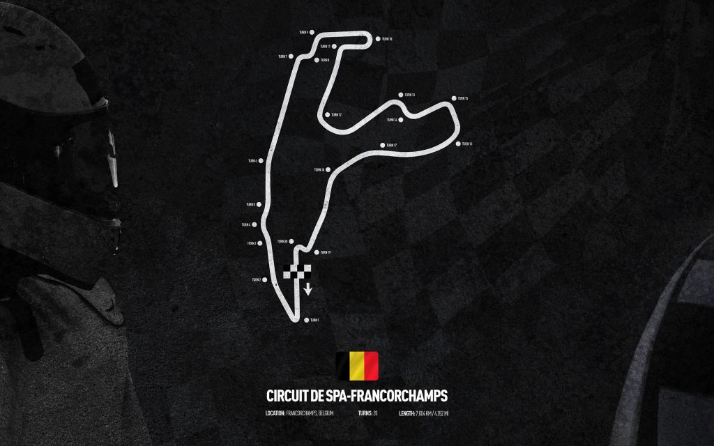 Formule 1 circuit - Spa-Francorchamps - Belgium