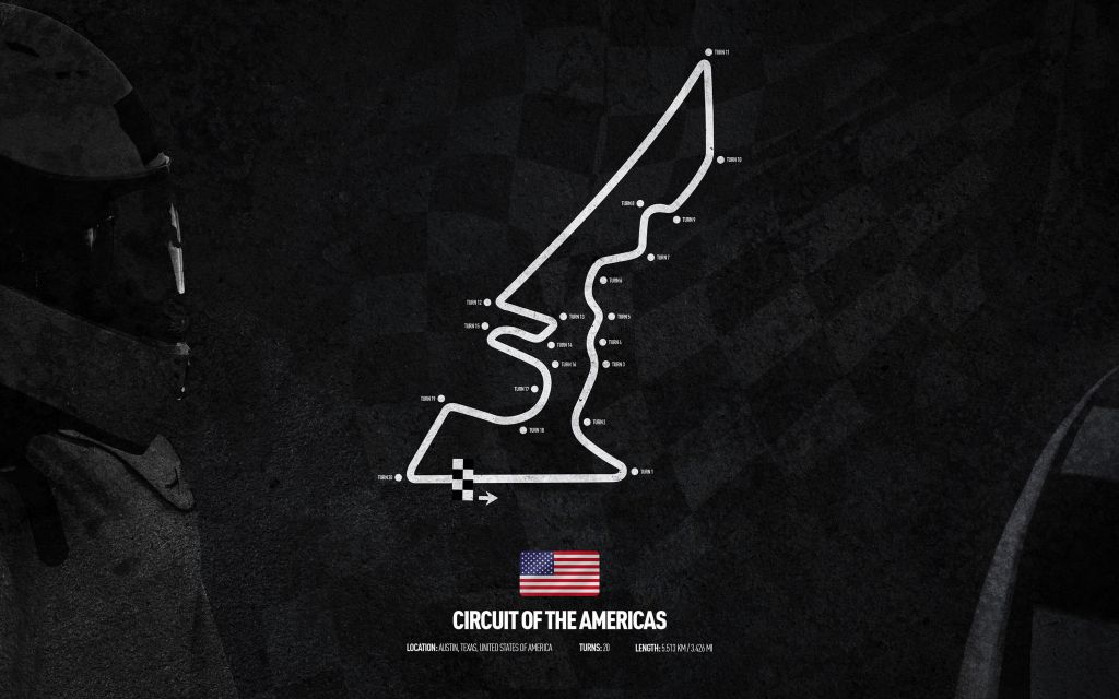Formule 1 circuit - Circuit Of The Americas - America