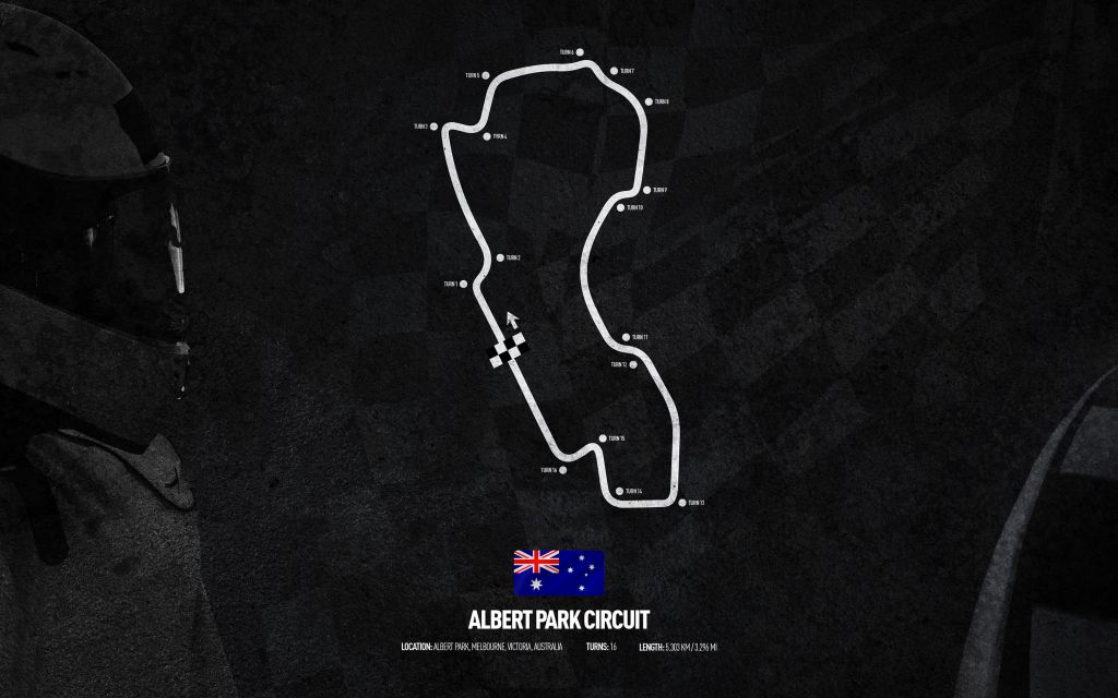 Formule 1 circuit - Albert Park Circuit - Australia