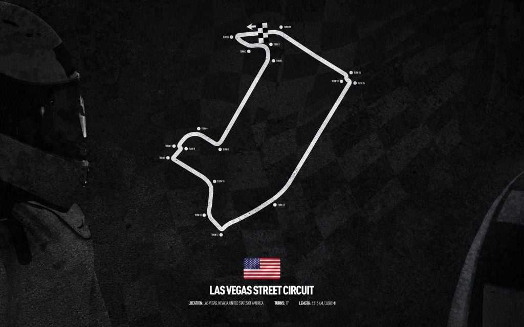 Formule 1 circuit - Las Vegas Circuit - America
