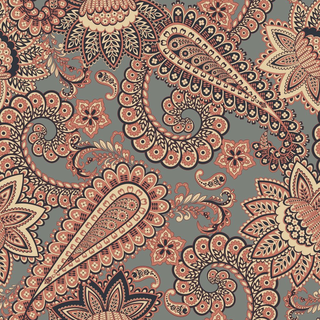 Old indian flower patterns