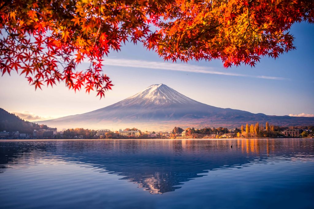 Mount Fuji in autumn
