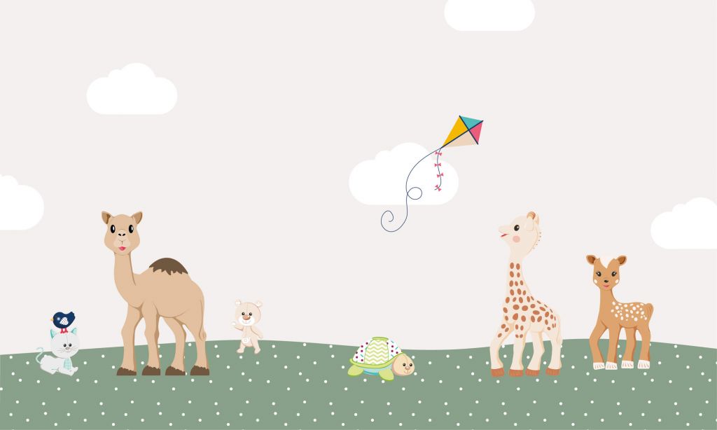 Sophie la girafe® with her friends