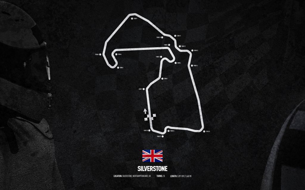 Formule 1 circuit - Silverstone Circuit - United Kingdom