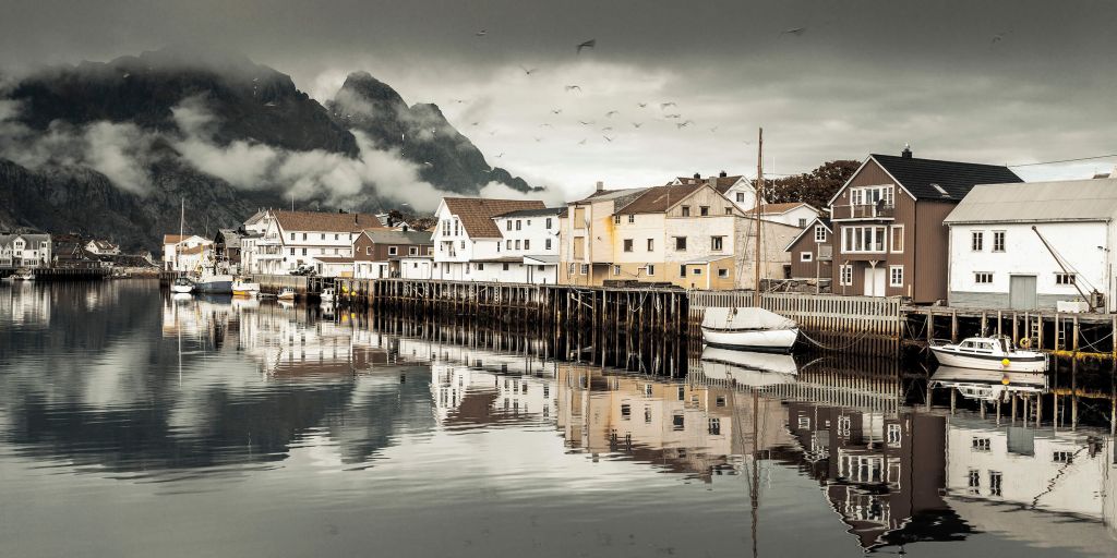 Fishing village on the Lofoten Islands