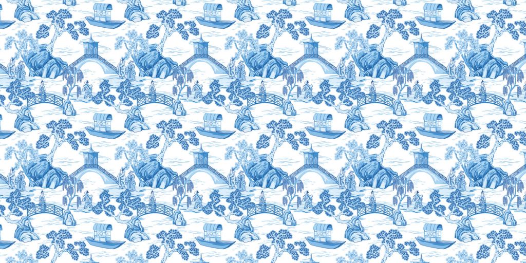 Chinese landschap patroon