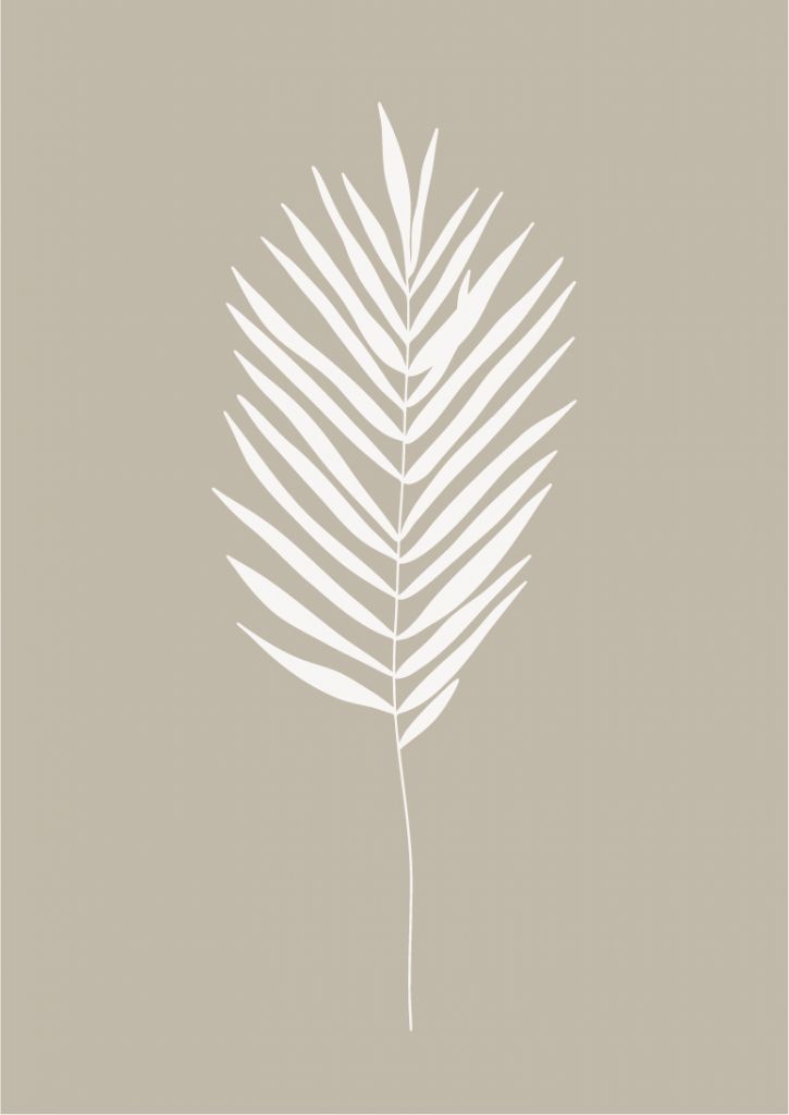 Minimalistische plant illustratie