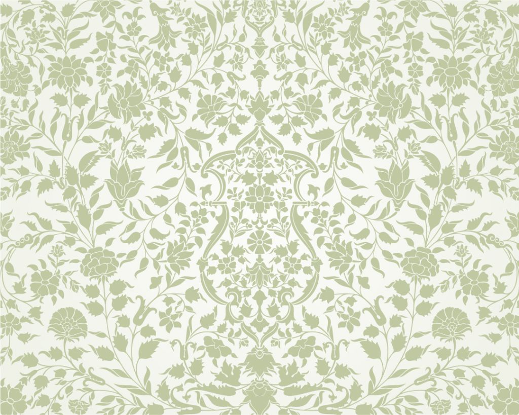 Beige bloemen illustratie