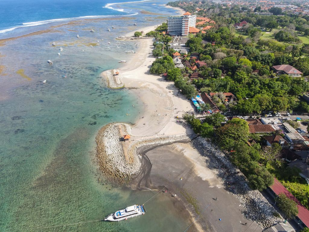 Sanur strand in Bali