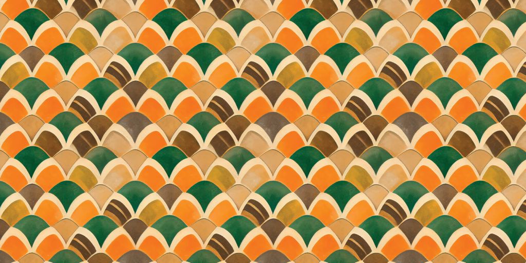 Gekleurde schubben patroon