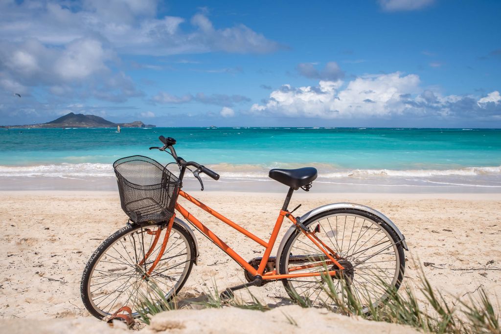 Bike on the beach