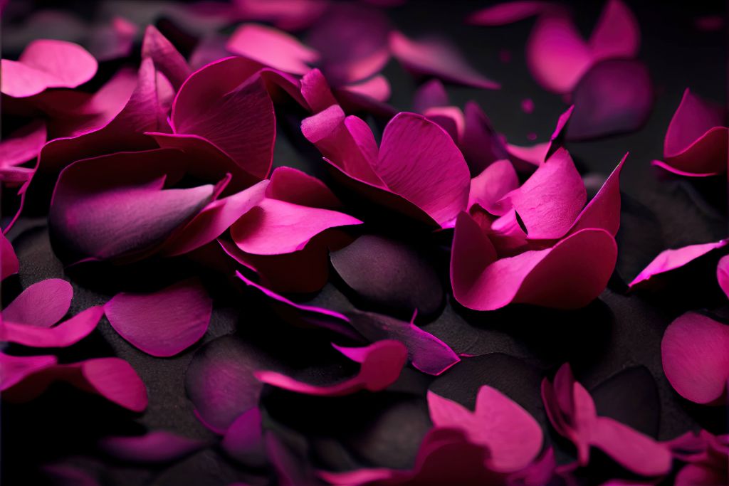 Dark pink hydrangeas