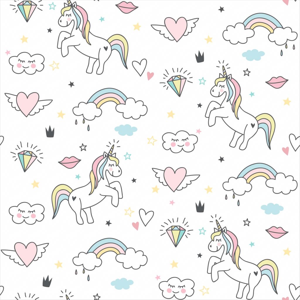 Unicorns with hearts