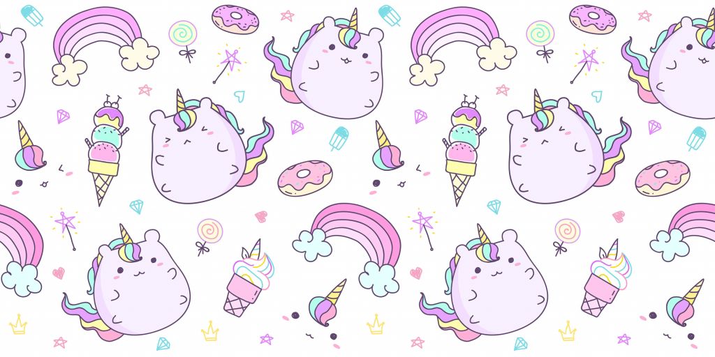 Unicorns with Ice Creams