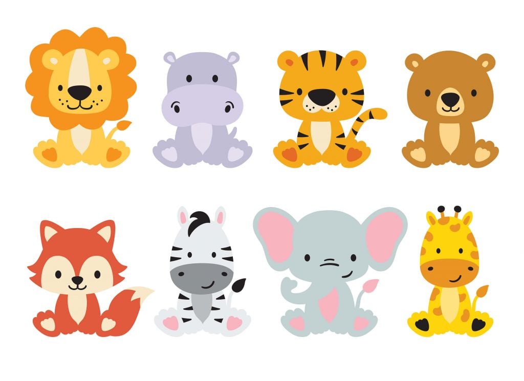 Jungle animals for kids