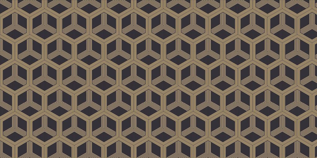 Illusion pattern art deco
