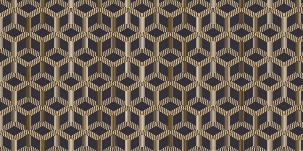 Illusion pattern art deco